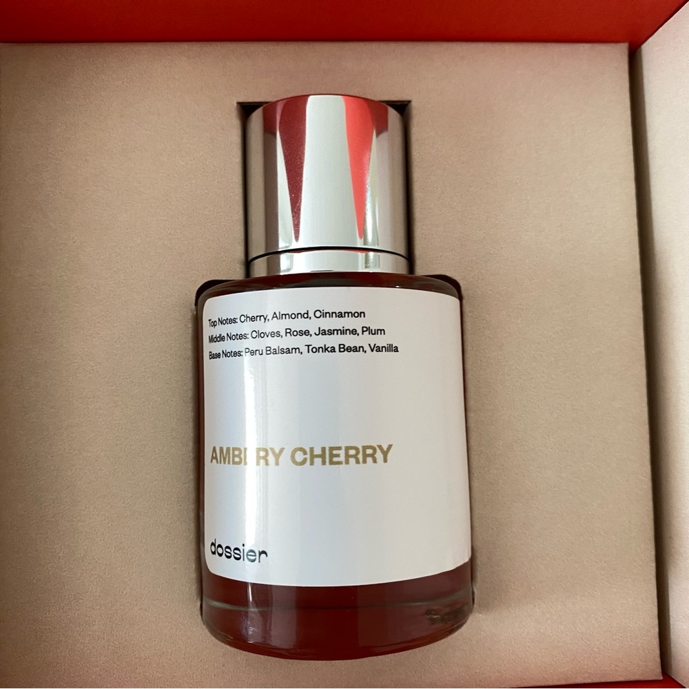 Ambery Cherry Dossier perfume inspired by Lost Cherry by Tom Ford